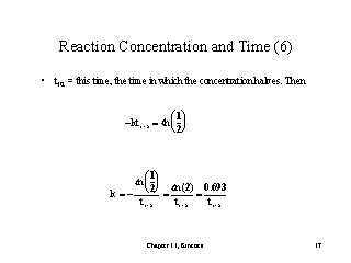 Reaction Concentration and Time (6)